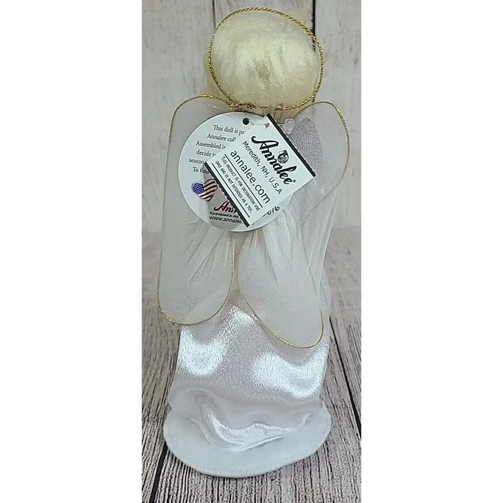 Annalee Dolls Felt Faith Easter Angel White Purple Exclusive 9